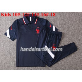 Frankreich 2020/21 Kinder Trainings Poloshirt M001